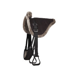 Zadelkleed voor bareback rijden PU Suede Horze Zadelkleed voor bareback rijden PU Suede Horze