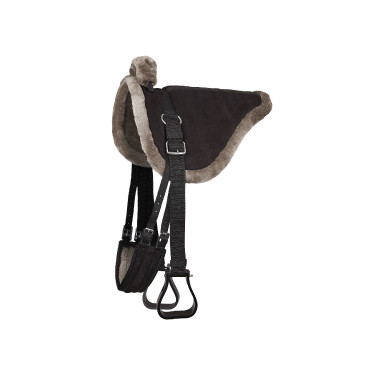 Zadelkleed voor bareback rijden PU Suede Horze Zadelkleed voor bareback rijden PU Suede Horze