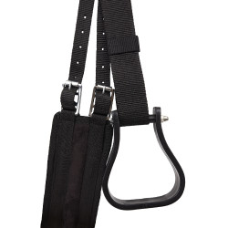 Zadelkleed voor bareback rijden PU Suede Horze Zadelkleed voor bareback rijden PU Suede Horze