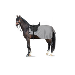 Couverture anti-insectes pour monter à cheval Eira avec encolure amovible Horze Gris