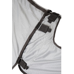 Couverture anti-insectes pour monter à cheval Eira avec encolure amovible Horze Gris