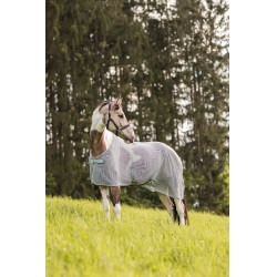 Chemise couverture anti-mouches Orleans Horze Gris high rise