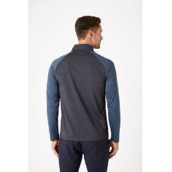 Top d'entraînement B Vertigo Edmund homme fermeture éclair Bleu marine foncé / ombre bleu Top d'entraînement B Vertigo Edmund homme fermeture éclair Bleu marine foncé / ombre bleu