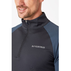 Top d'entraînement B Vertigo Edmund homme fermeture éclair Bleu marine foncé / ombre bleu Top d'entraînement B Vertigo Edmund homme fermeture éclair Bleu marine foncé / ombre bleu