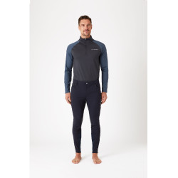 Broek B Vertigo Ethan kniestukken heren Donker marineblauw