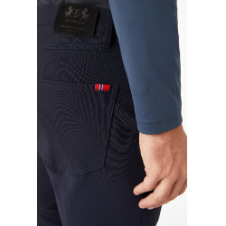 Broek B Vertigo Ethan kniestukken heren Donker marineblauw