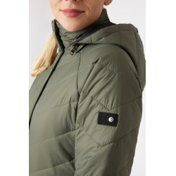 Aurora damesjack Horze met afneembare rok Groene kever