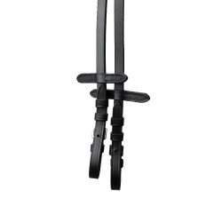 Rênes bredies Horze Slender Noir