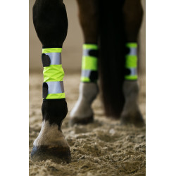 Bandage guêtre réfléchissant Horze Jaune Bandage guêtre réfléchissant Horze Jaune