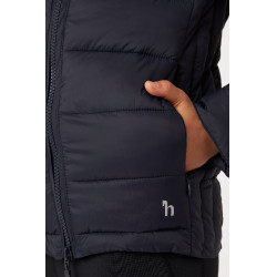 Lichte gewatteerde jas Horze Alicia kind Marineblauw Lichte gewatteerde jas Horze Alicia kind Marineblauw