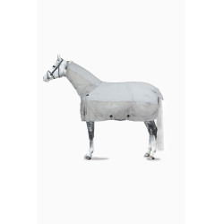 Couverture imperméable anti-mouches Horze Nevada Gris brillant Couverture imperméable anti-mouches Horze Nevada Gris brillant