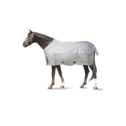 Couverture imperméable anti-mouches Horze Nevada Gris brillant Couverture imperméable anti-mouches Horze Nevada Gris brillant