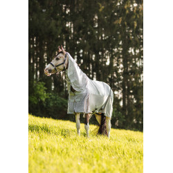 Couverture imperméable anti-mouches Horze Nevada Gris brillant Couverture imperméable anti-mouches Horze Nevada Gris brillant