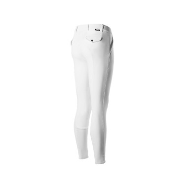 Pantalon à basanes silicone Horze Grand Prix homme Blanc Pantalon à basanes silicone Horze Grand Prix homme Blanc