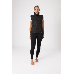 Camo Luminox reflecterend vest voor dames Horze Zwart / zilver