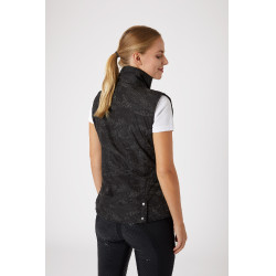 Gilet réfléchissant Camo Luminox pour femme Horze Noir / argent Gilet réfléchissant Camo Luminox pour femme Horze Noir / argent