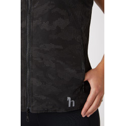 Camo Luminox reflecterend vest voor dames Horze Zwart / zilver