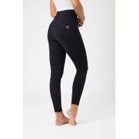 Pantalon d'équitation taille haute Tara silicone fond intégral femme Horze Bleu marine foncé Pantalon d'équitation taille haute Tara silicone fond intégral femme Horze Bleu marine foncé