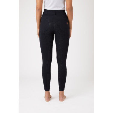 Paardrijbroek met hoge taille Tara siliconen full grip dames Horze Paardrijbroek met hoge taille Tara siliconen full grip dames Horze