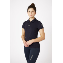 Polo de concours manches courtes Claudine femme B Vertigo Bleu marine foncé Polo de concours manches courtes Claudine femme B Vertigo Bleu marine foncé