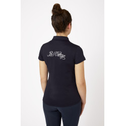 Polo de concours manches courtes Claudine femme B Vertigo Bleu marine foncé Polo de concours manches courtes Claudine femme B Vertigo Bleu marine foncé