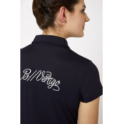 Polo de concours manches courtes Claudine femme B Vertigo Bleu marine foncé Polo de concours manches courtes Claudine femme B Vertigo Bleu marine foncé