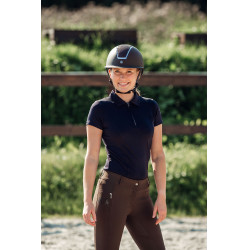 Polo de concours manches courtes Claudine femme B Vertigo Bleu marine foncé Polo de concours manches courtes Claudine femme B Vertigo Bleu marine foncé