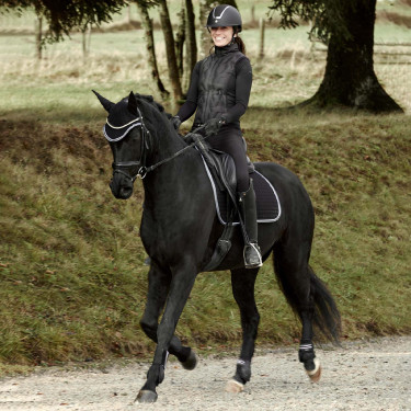 Dressuur zadeldek Adepto Horze Zwart
