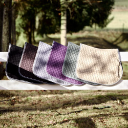 Tapis de selle de dressage Adepto Horze Cassis Violet
