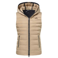 Mouwloze donsjas Euro-star Gabriela Sepia Bruin