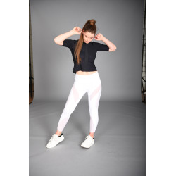 Legging d'equitation Euro-Star Flying Figure FullGrip Blanc