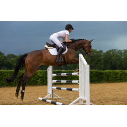Legging d'equitation Euro-Star Flying Figure FullGrip Blanc