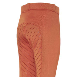 Pantalon d'équitation Kids Easy Rider Joy FullGrip Cinabre foncé Orange