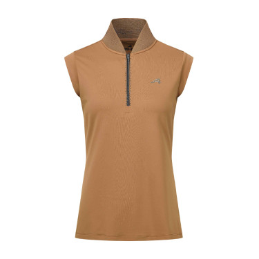 Top Euro-Star Ramona mouwloos Sepia Bruin