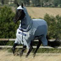 Bucas Sweet-itch X light vliegendeken Zilver Bucas Sweet-itch X light vliegendeken Zilver
