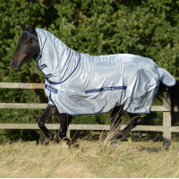 Vliegendeken Bucas Buzz-Off Full Neck Blauw Vliegendeken Bucas Buzz-Off Full Neck Blauw