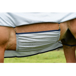 Couverture anti-mouches Bucas Buzz-Off Full Neck Bleu Couverture anti-mouches Bucas Buzz-Off Full Neck Bleu