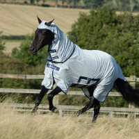 Vliegendeken Bucas Buzz-Off X Big Neck Zilver Vliegendeken Bucas Buzz-Off X Big Neck Zilver