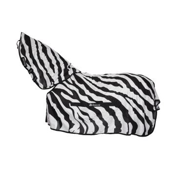Vliegendeken Bucas Buzz-Off Zebra met halsdeken Vliegendeken Bucas Buzz-Off Zebra met halsdeken