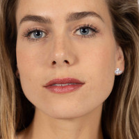 Boucle d'oreille logo HV Polo Lotta Argent Boucle d'oreille logo HV Polo Lotta Argent