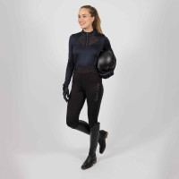 Polo en tech Imperial Riding Gaby Noir Polo en tech Imperial Riding Gaby Noir