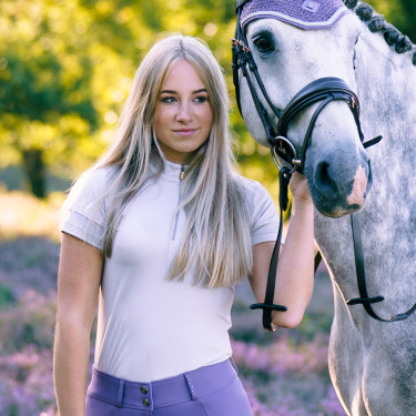 Polo en tech Imperial Riding Gina Cristal Blanc