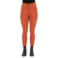 Euro-Star Athletic Luxe FullGrip rijbroek Donker cinnaber