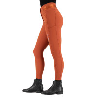 Pantalon d'équitation Euro-Star Athletic Luxe FullGrip Cinabre foncé Orange Pantalon d'équitation Euro-Star Athletic Luxe FullGrip Cinabre foncé Orange