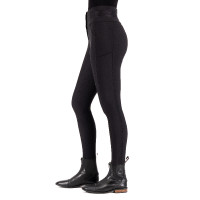 Pantalon d'équitation Euro-Star Athletic Luxe FullGrip Noir