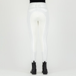 Pantalon d'équitation Euro-Star Aurelia Competition Grip Connect Full Blanc