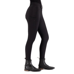 Pantalon d'équitation Euro-Star Empressive FullGrip Noir