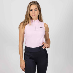 Polo en tech HV Polo Maxime sans manches Rose