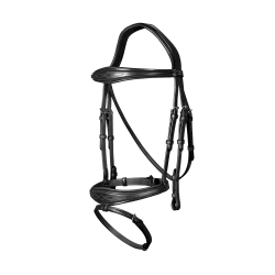 Bridon Muserolle Combinée Anatomique Dy'on Noir Bridon Muserolle Combinée Anatomique Dy'on Noir