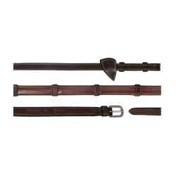 Rênes Caoutchouc 1/2 Avec 7 Arretoirs Dy'on Marron Rênes Caoutchouc 1/2 Avec 7 Arretoirs Dy'on Marron